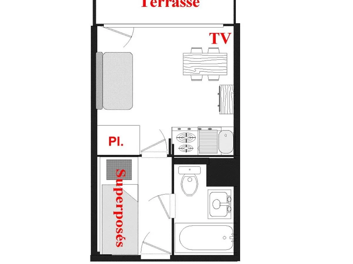 Studio Calme Avec Terrasse Jardin Et Parking - 4 Pers. - Fr-1-505-11 Notre-Dame-de-Bellecombe 0*,